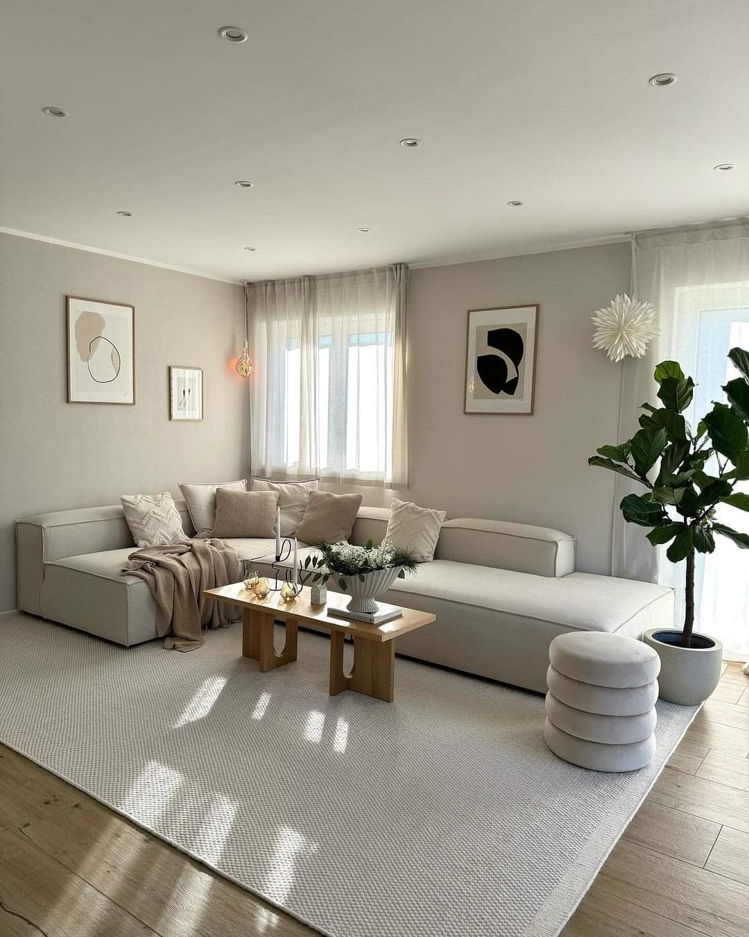 L-Shape Minimalist Sofa