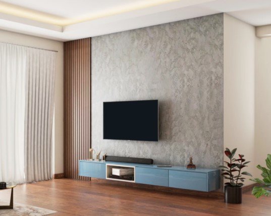 Modern Grey Living Room Wallpaper