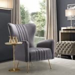 Grey Accent Chair