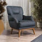 Dark Grey Accent Chair